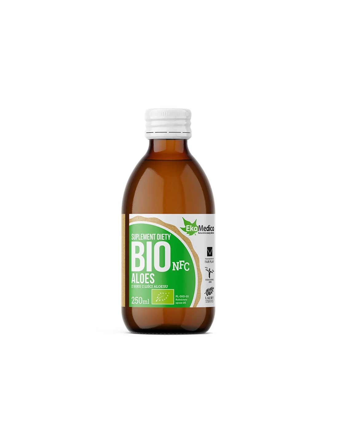 Органичен сок от алое вера - добър храносмилане и силен имунитет, 250 ml, 5 дози