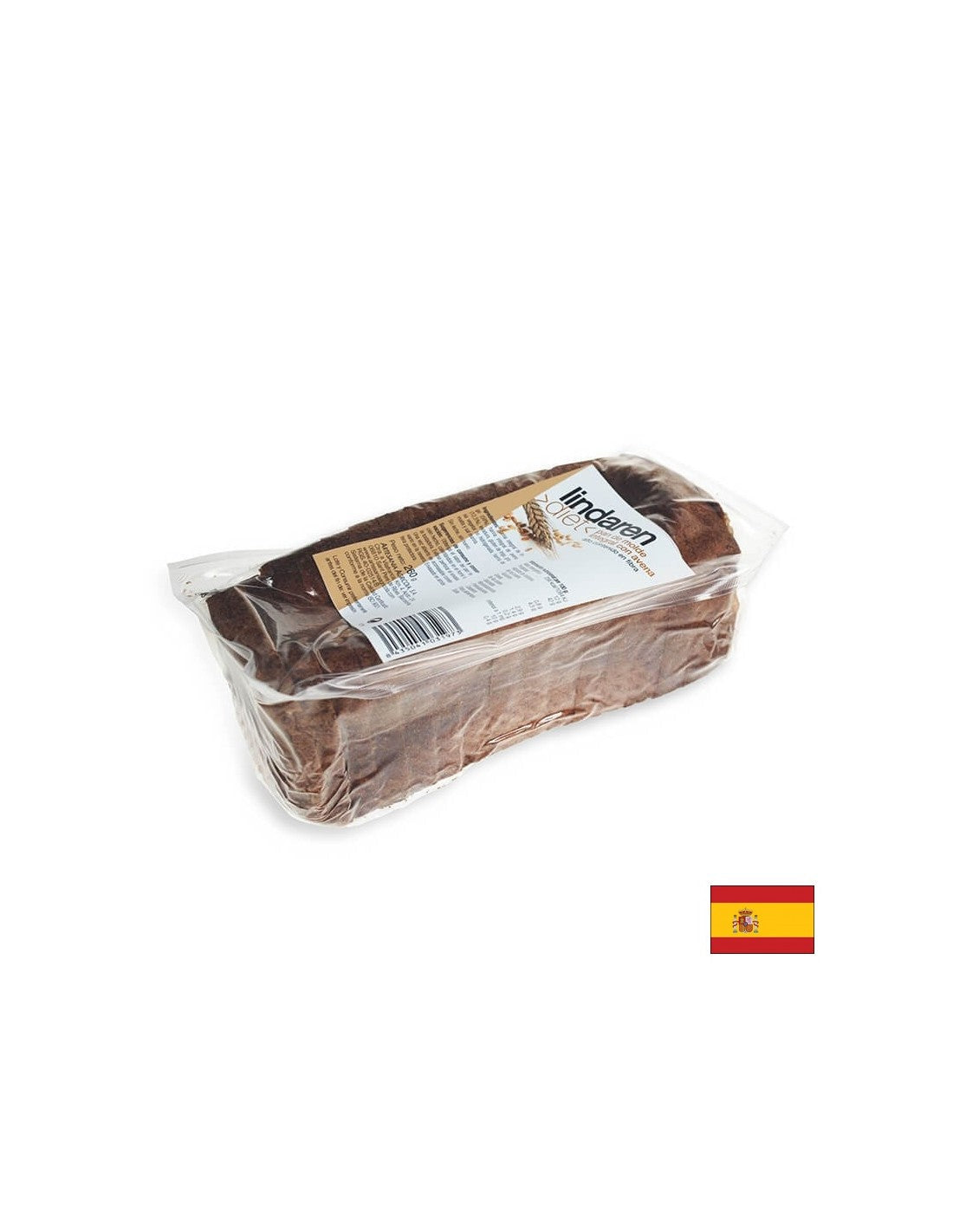Цял пшеничен хляб с овесени трици - направен в Испания, 260 g, нарязан