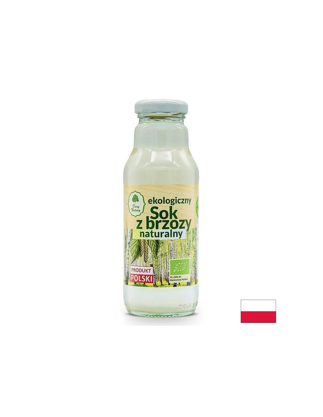 Органичен брезов сок - детоксикиращ и антиедема, 270 ml
