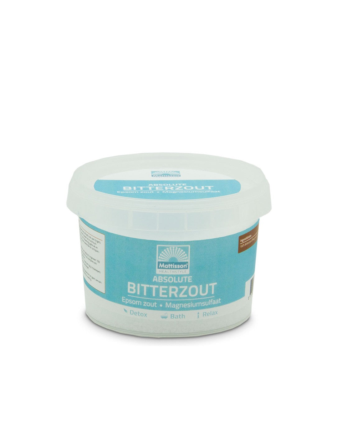 Английска сол (магнезиев сулфат), 275 g <tc>Mattisson Healthstyle</tc>