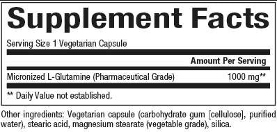 L-глутамин 1000 mg | Микронизирани - 90 капсули