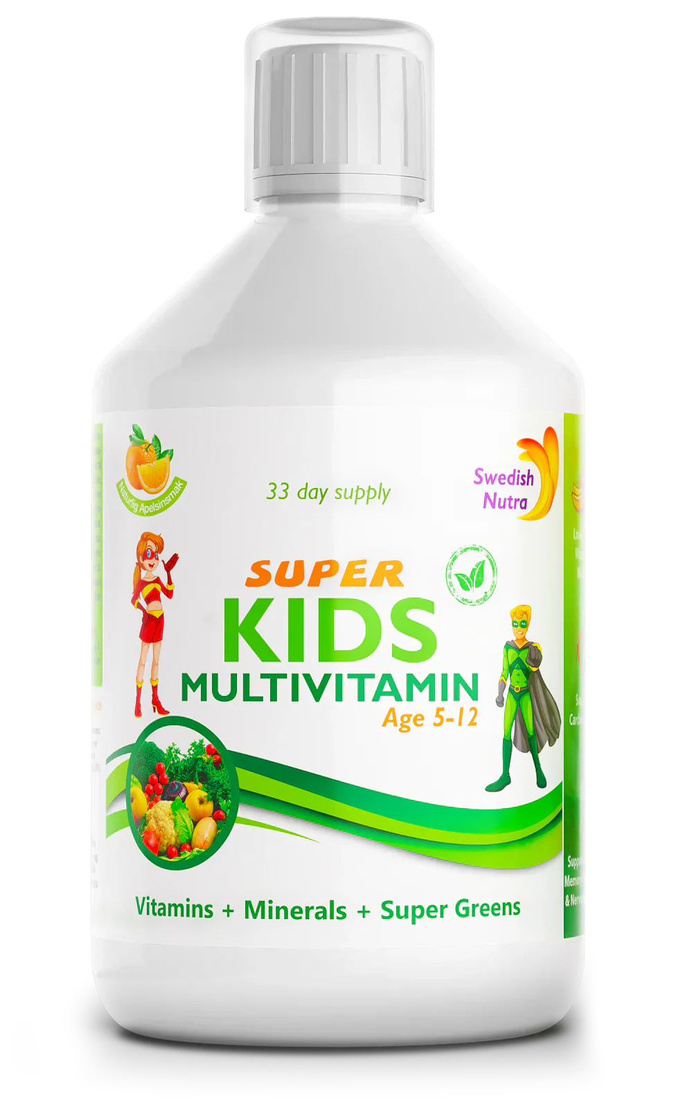 Супер детски детски мултивитамини (3-12 години) - 500 ml