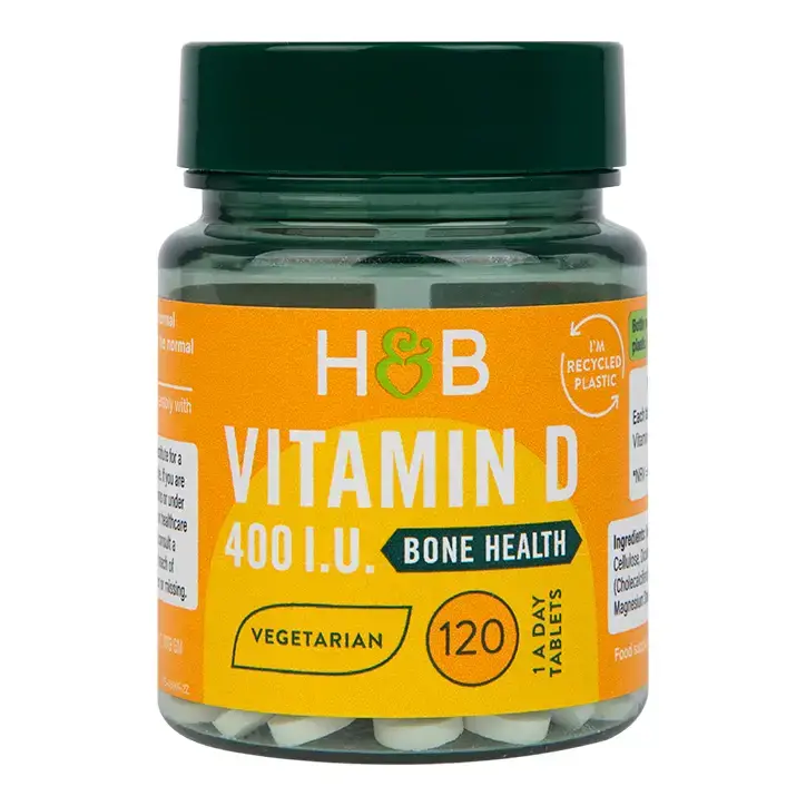 Витамин D3 (витамин D3 400 IU) 10mcg 120 таблетки Holland & Barrett