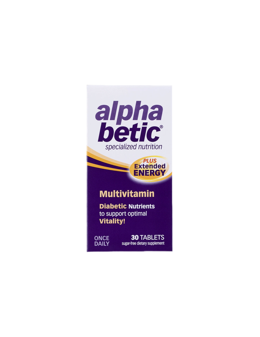 Енергизиране на мултивитамини за диабетици - Alpha Betic®, 30 таблетки