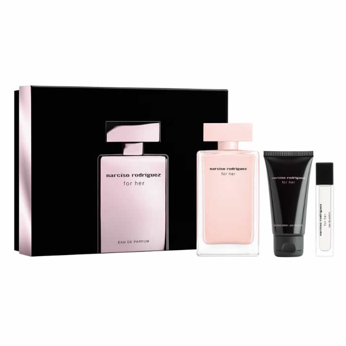 <tc>NARCISO RODRIGUEZ</tc> For Her Eau De Parfume Spray 100ml Комплект 3 бр