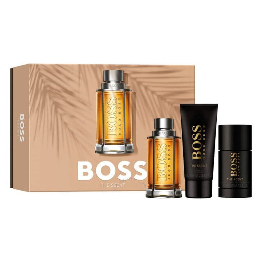 <tc>HUGO BOSS</tc> Ароматният комплект - Тоалетна вода 100 мл, Душ гел 100 мл и Дезодорант 75 мл