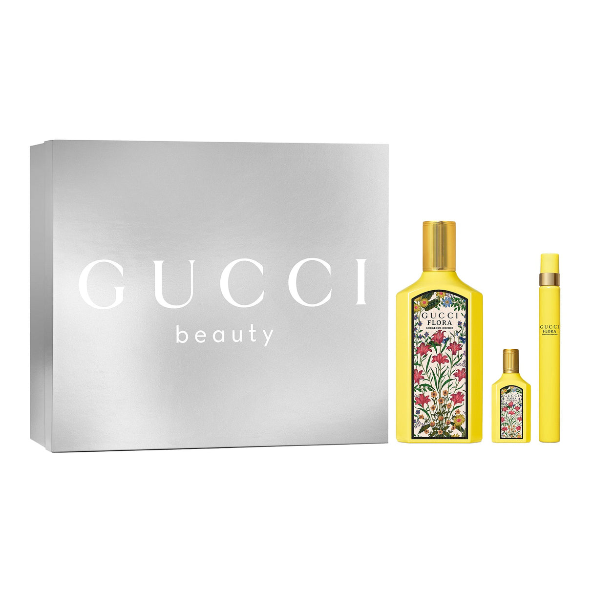 Gucci Flora Разкошна орхидея Eau de Perfume 100ml комплект 3 броя
