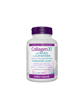 Collagen30® with Biotin and Ceramides / Collagen (bioactive collagen peptides) with biotin and ceramides, 200 tablets - Nutra Best Europe