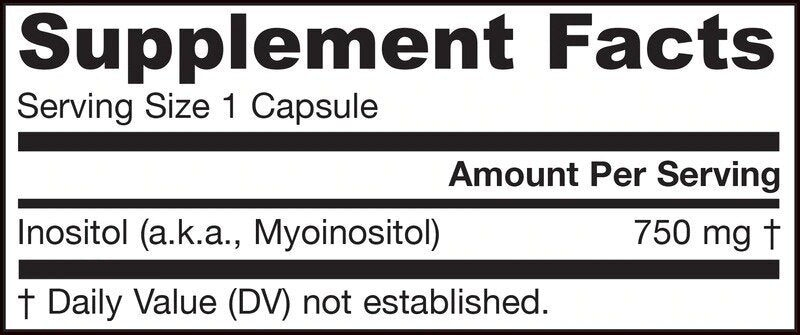 Инозитол 750 mg - 100 капсули