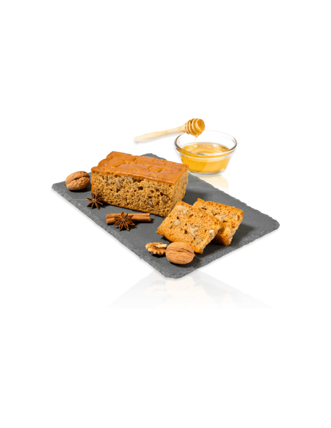 Френски меден хляб с орехи - 40% мед, 18% орехи, 250 g