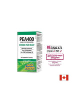 Против болка и възпаление - PEA (palmitoylethanolamide), 400 mg x 90 V капсули <tc>Natural Factors</tc>