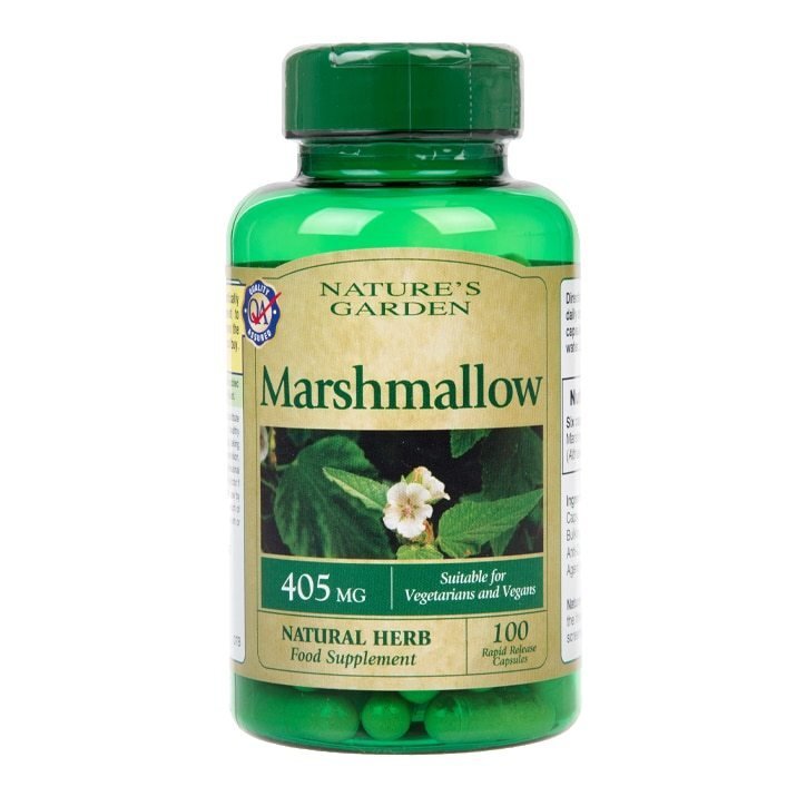 Бяла ружа (Marshmallow) (корен) 405mg 100 капсули Holland & Barrett