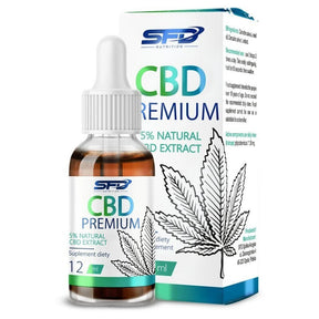 SFD CBD Масло Premium Natural Extract 5% - 12 мл (160 дози) - Nutra Best Europe