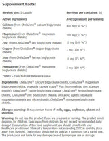 Chelazone® Multichel® Complete 6 Bisglicinate Chelate / 90 VCAPS