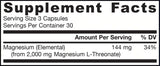 Magmind | Магнезиев L-Threonate Magtein® 90 Капсули