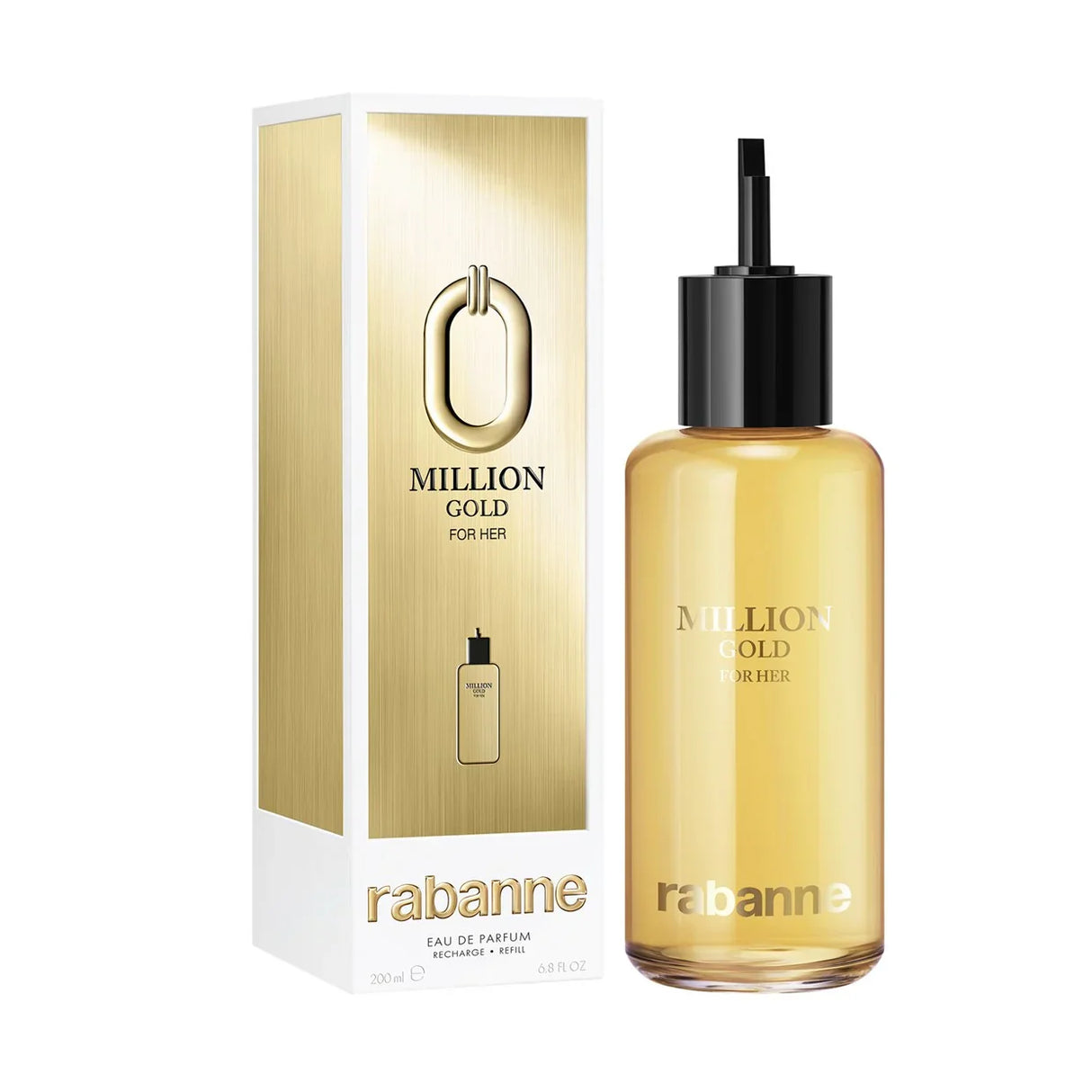Rabanne Million Gold за нейното Eau de Parfum 200ml зареждане