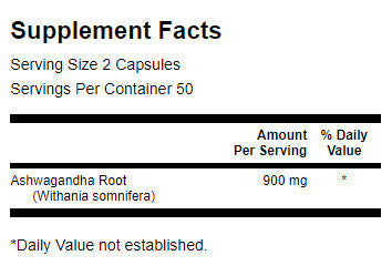 Ashwagandha root 450 mg - 100 капсули