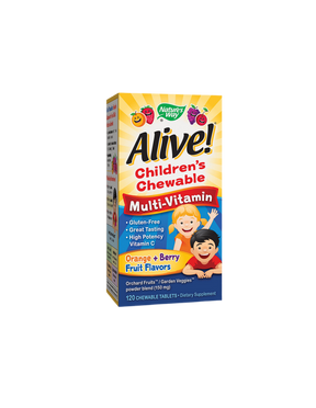 Alive! Children's Chewable Multi-Vitamin Tablets - 120 Chewable Tablets - Nutra Best Europe