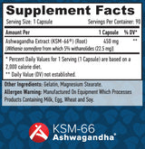 Ashwagandha KSM-66 /90 капачки