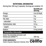 Cellflo6 Зелен чай | Amplify Series - 50 капсули