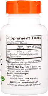 Най -добрият напълно активен фолат 800 mcg - 60 капсули