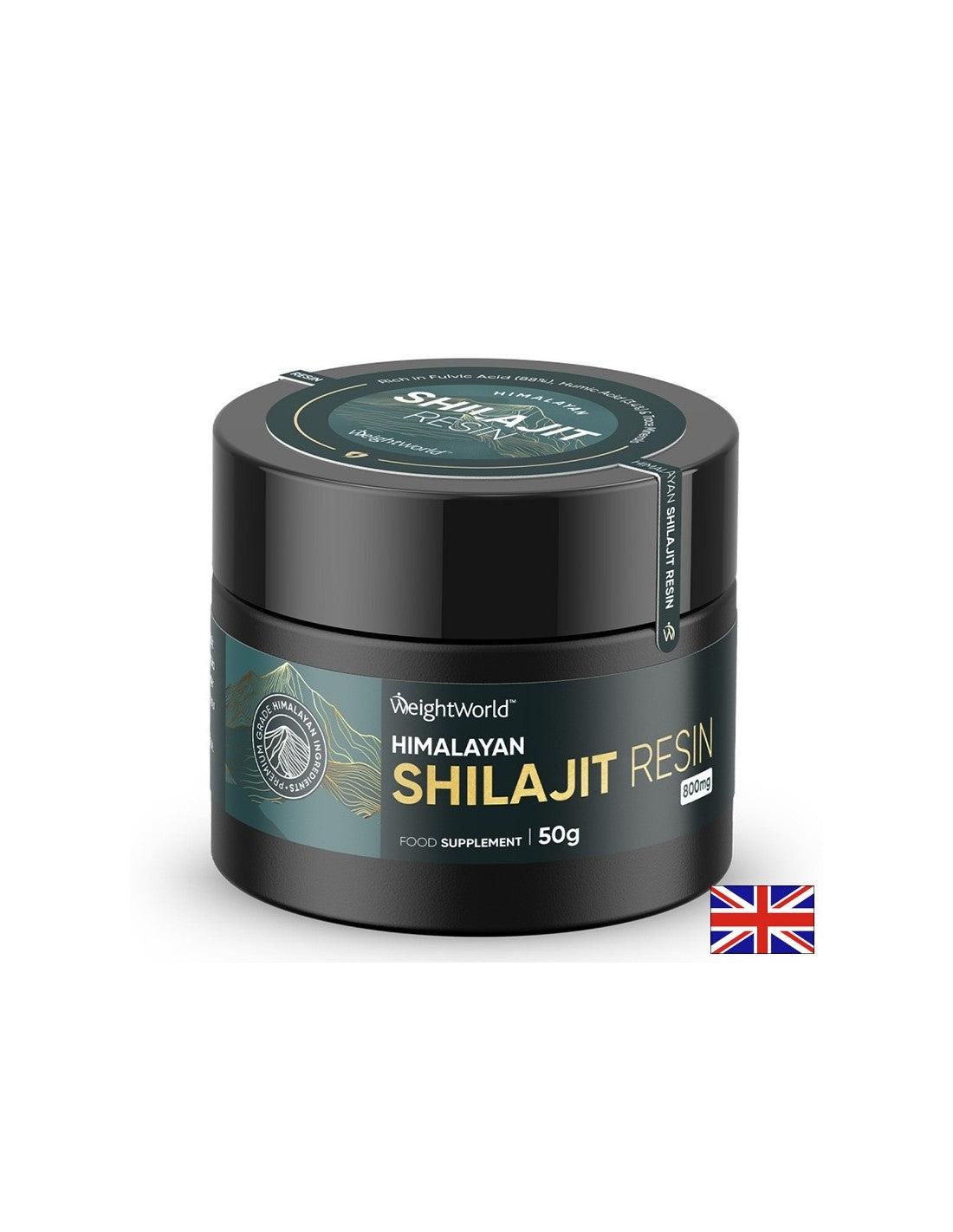 Отслабване - Shilajit + Ashwagandha, куркума и черни мюсли, 50G прах, 62 дози