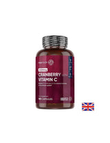 Здравословно урина - червена боровинка 500 mg + витамин С 100 mg, 180 капсули