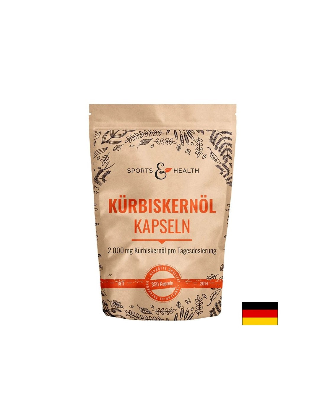 Простатен и пикочен тракт - масло от тиквени семена, 500 mg x 350 капсули