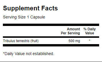 Плод с пълен спектър на трибус 500 mg - 90 капсули