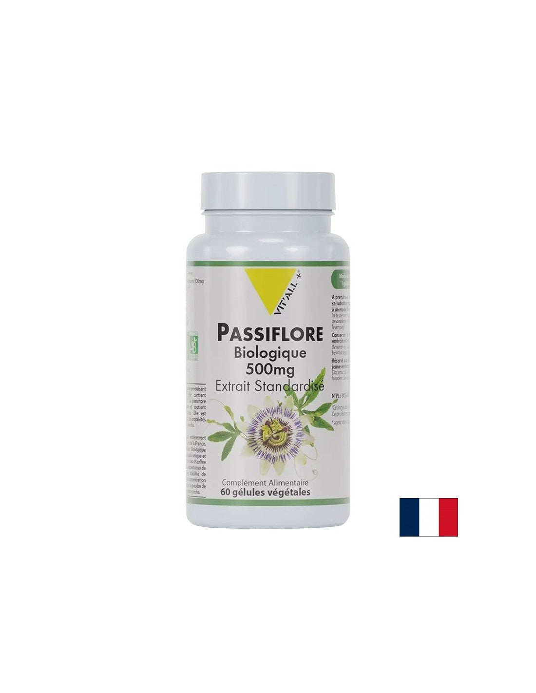 Стрес и безсъние - Пасифлант, Био, 500 mg x 60 капсули