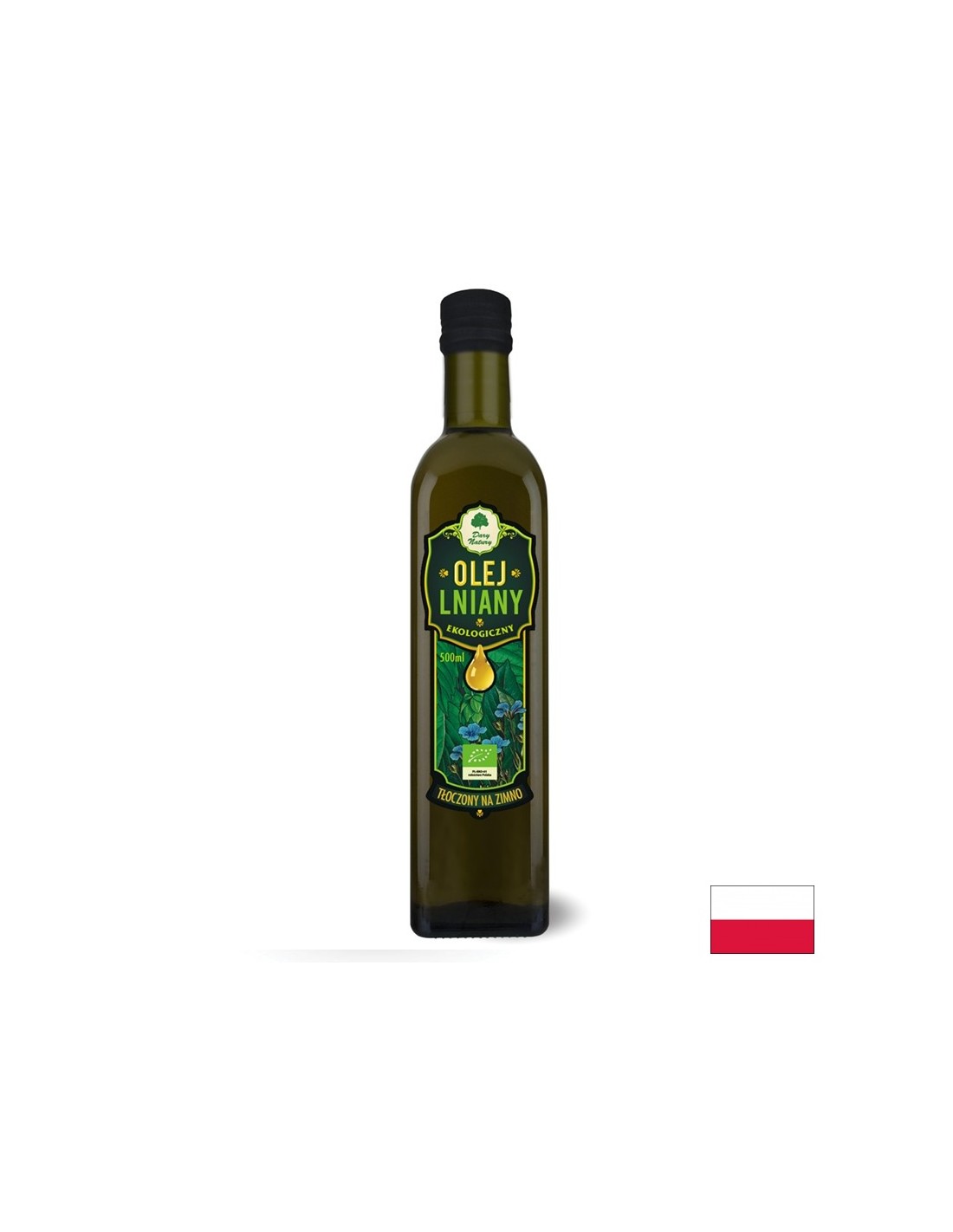 Органично ленено масло, 500 ml