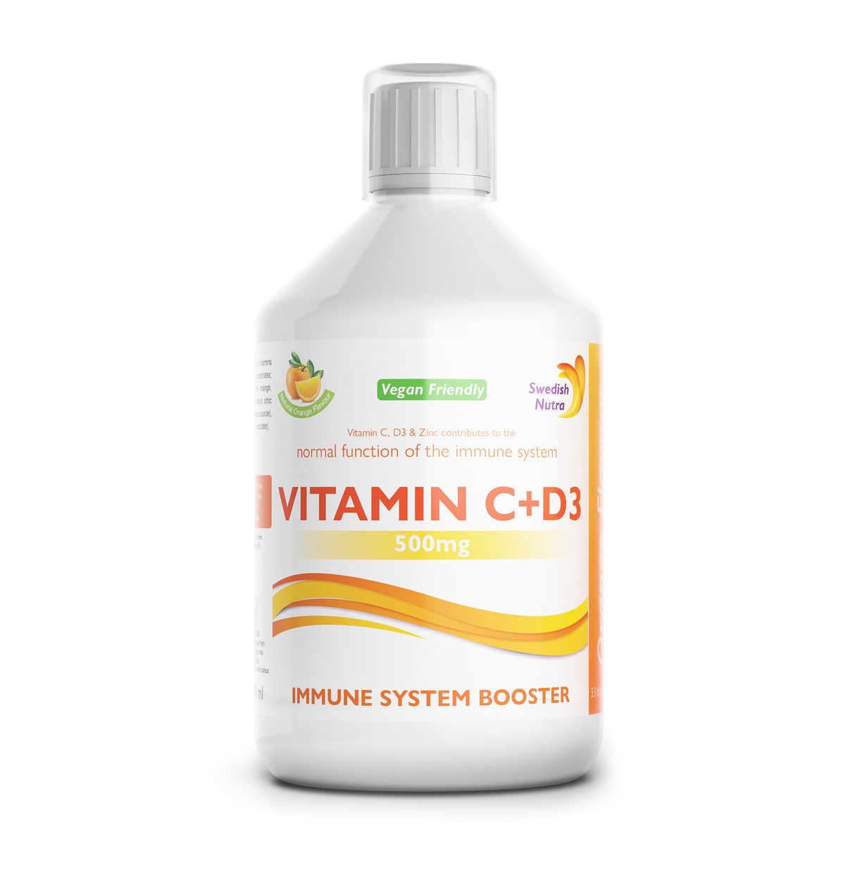 Витамин С 500 mg + D3 + цинк - 500 ml