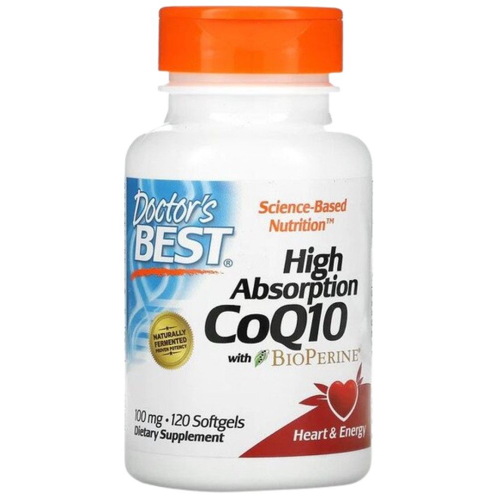 Най -добър COQ10 с биоперин 100 mg - 120 гел капсули