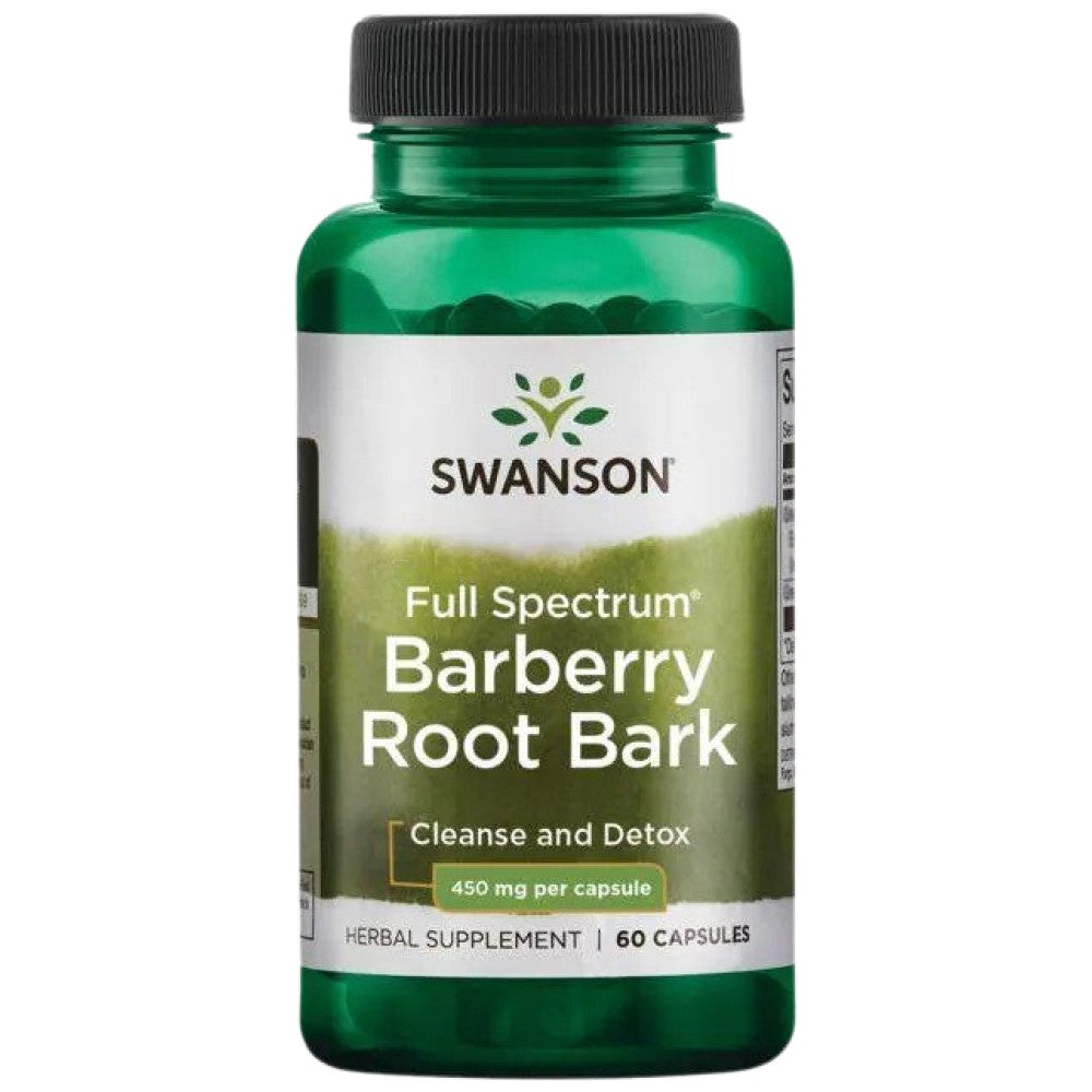 Пълен спектър Barberry Root кора 450 mg 60 капсули
