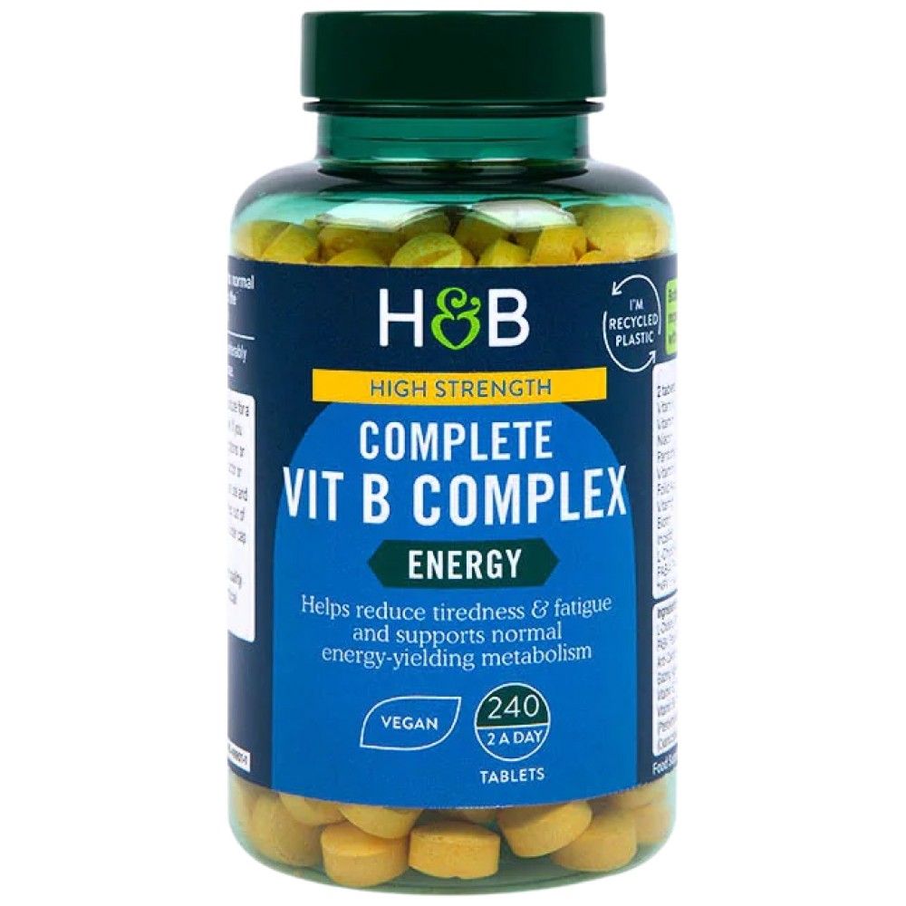 Висока якост | Пълен комплекс Vit B - 240 таблетки