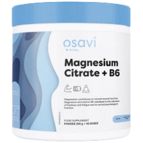 Magnesium Citrate + B6 Powder - 250 grams - Nutra Best Europe