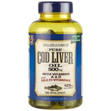 Масло от черен дроб на треска 500mg | С мулти витамини - 180 гел капсули