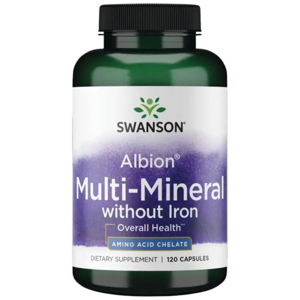 Albion Multi-Mineral без желязо 120 капсули