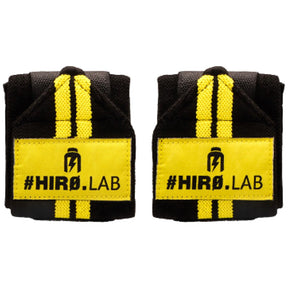 Hero Wrist Wraps | Black & Yellow - Nutra Best Europe