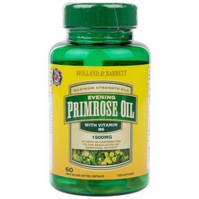 Evening Primrose Oil 1500 mg | Plus Vitamin B6 - 60 capsules - Nutra Best Europe