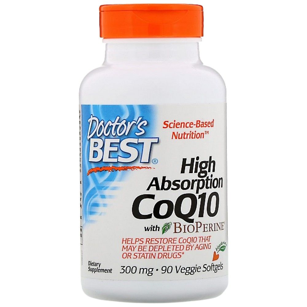 Най -добър COQ10 с биоперин 300 mg - 90 гел капсули