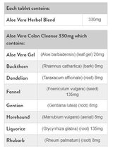 Aloe Vea Colon Cleanse 330 mg - 120 таблетки