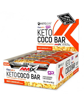 KetoLean® Keto goBHB® Coco Bar 20 x 40g - Nutra Best Europe