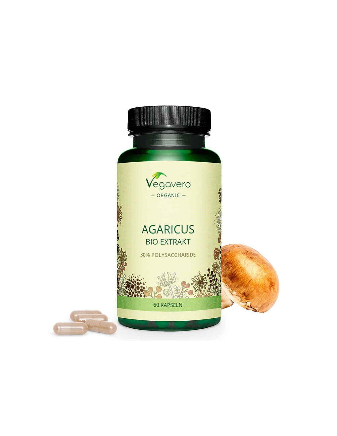 Натурален имуномодулатор - Bio Agaricus (екстракт), 60 капсули <tc>Vegavero</tc>