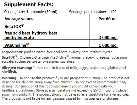Betator® течна кутия за изстрел/20 x 60 ml