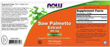 SAW Palmetto Extract 160 mg - 120 гел капсули