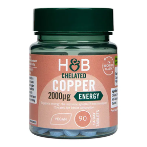 Chelated Copper 2 mg - 90 Tablets - Nutra Best Europe