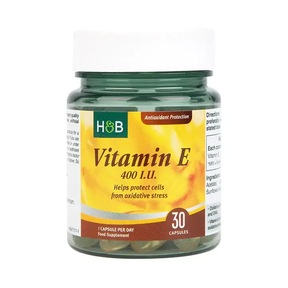 Vitamin E (Vitamin E) 400 IU 30 capsules HOLLAND & BARRETT - Nutra Best Europe