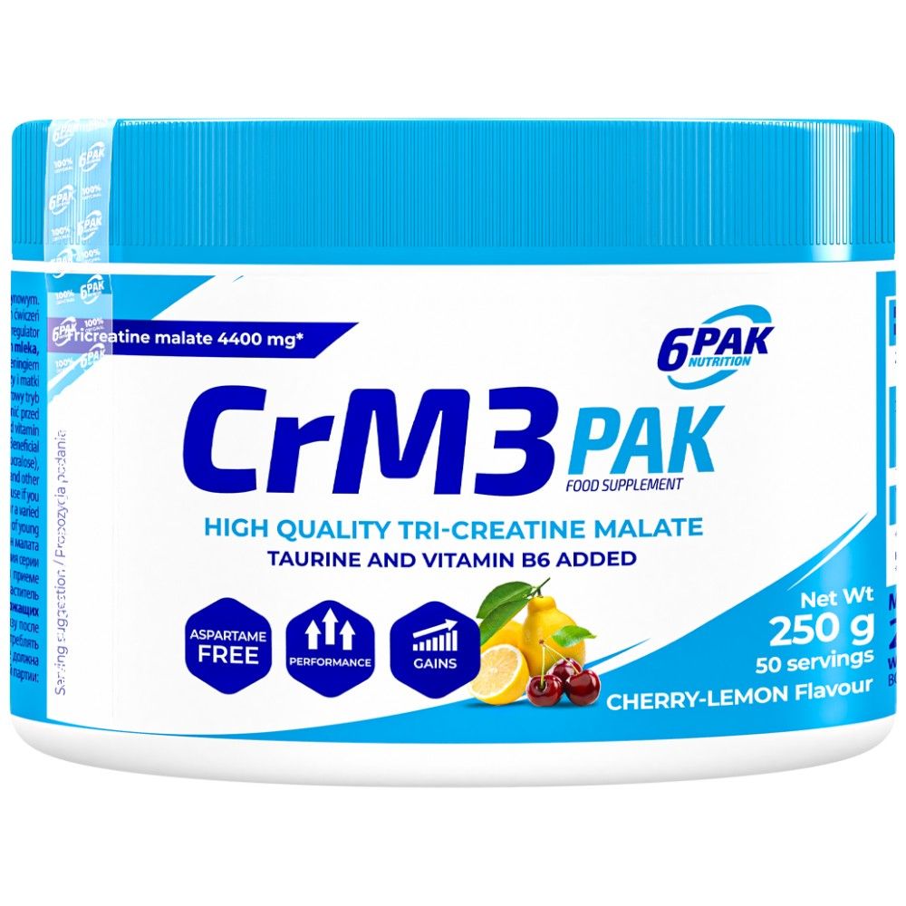 CRM3 PAK (Tri -Ceatine Malate + Taurine) - 250 грама