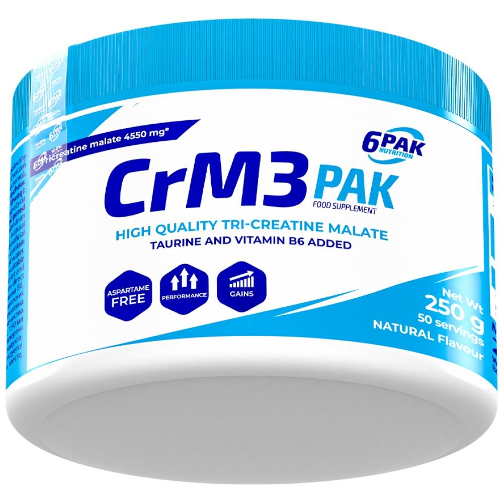 CRM3 PAK (Tri -Ceatine Malate + Taurine) - 250 грама